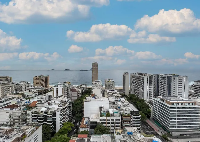 A 150 Metros Da Praia Do Leblon Com Academia, Arrumacao Diaria, Vista Mar E Vista Para O Cristo